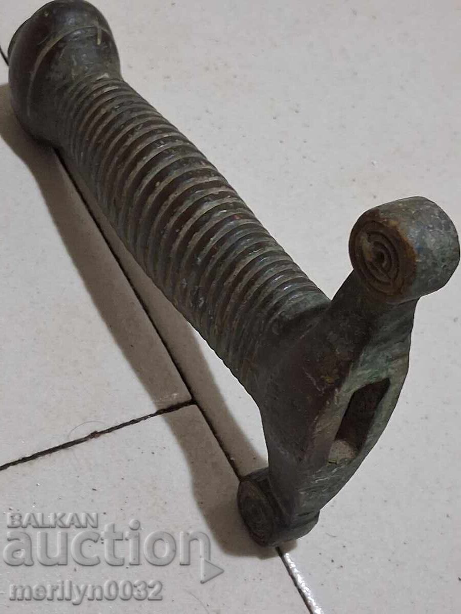 Mâner de bronz de la iatagan rusesc RTOW sabie cuțit pumnal - 5 Mâner de bronz de la iatagan rusesc RTOW sabie cuțit pumnal - 5