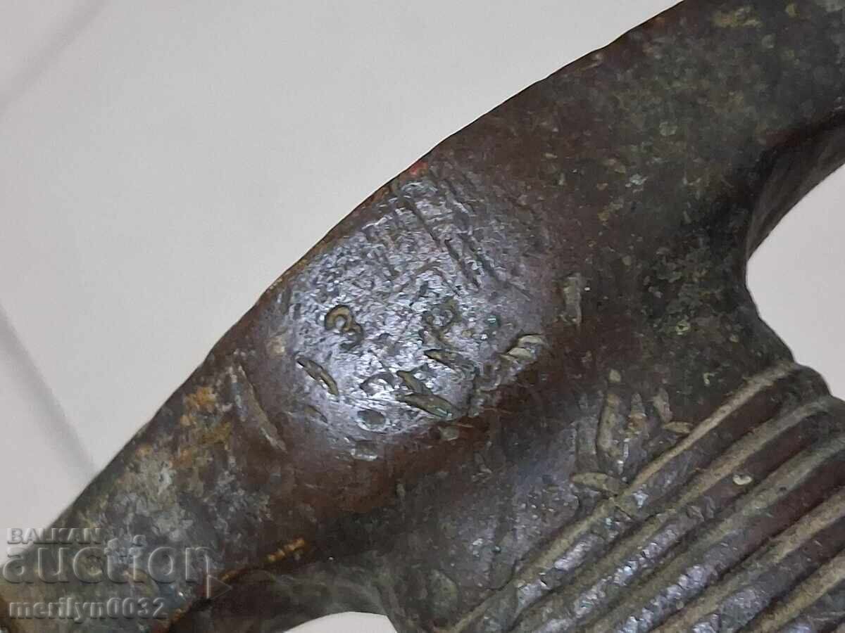 Mâner de bronz de la iatagan rusesc RTOW sabie cuțit pumnal - 6 Mâner de bronz de la iatagan rusesc RTOW sabie cuțit pumnal - 6