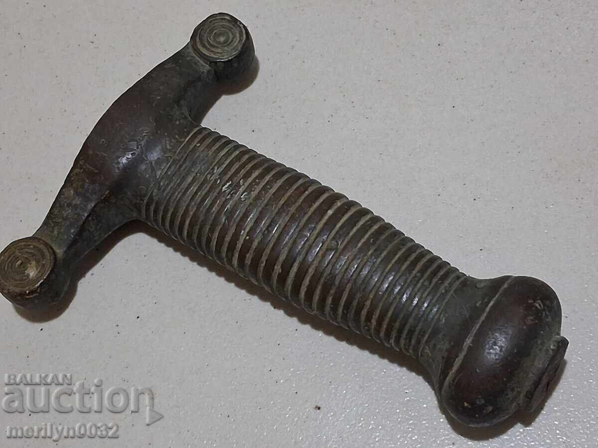 Mâner de bronz de la iatagan rusesc RTOW sabie cuțit pumnal Mâner de bronz de la iatagan rusesc RTOW sabie cuțit pumnal