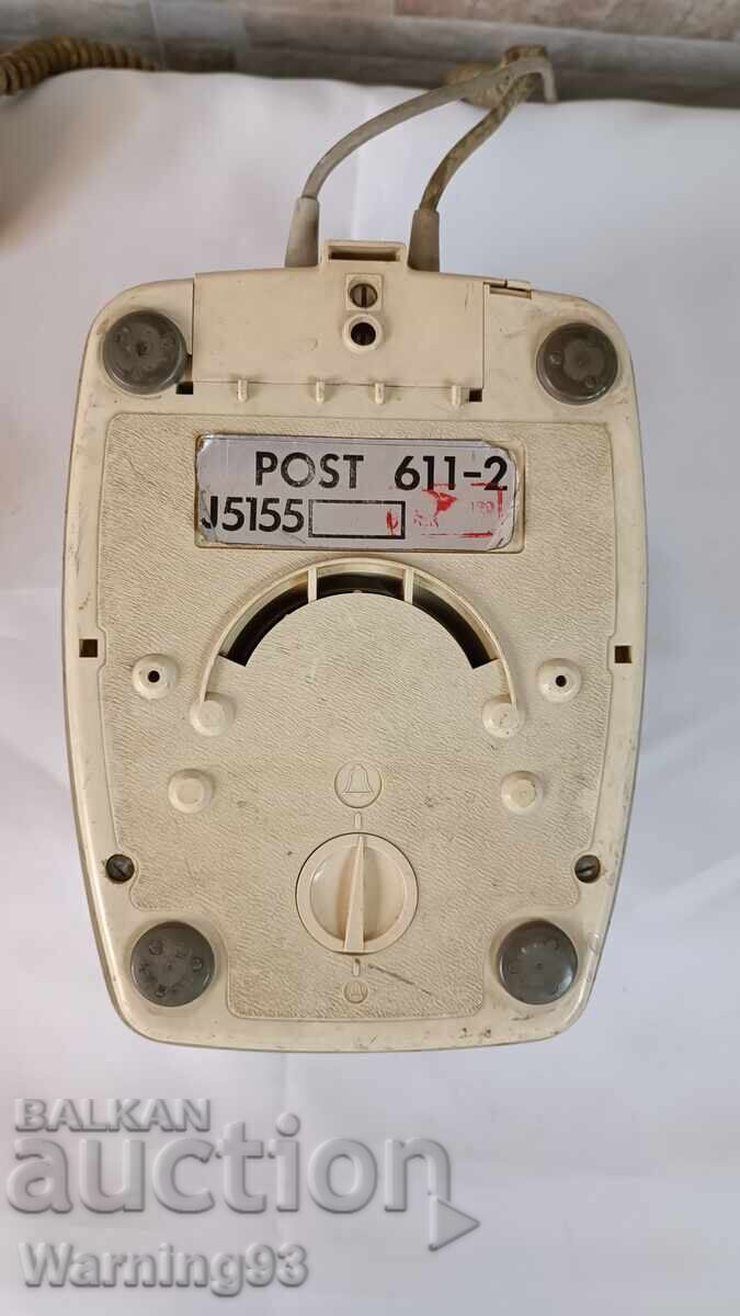 Παλιό γερμανικό τηλέφωνο με ακουστικό - Siemens FeTap 611 - 6