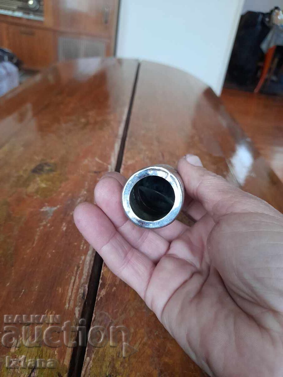 Παλιό κουτί σαπουνιού κουρέα - 5