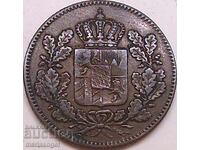 2 пфенига 1844 Германия БАВАРИЯ - РЯДКА