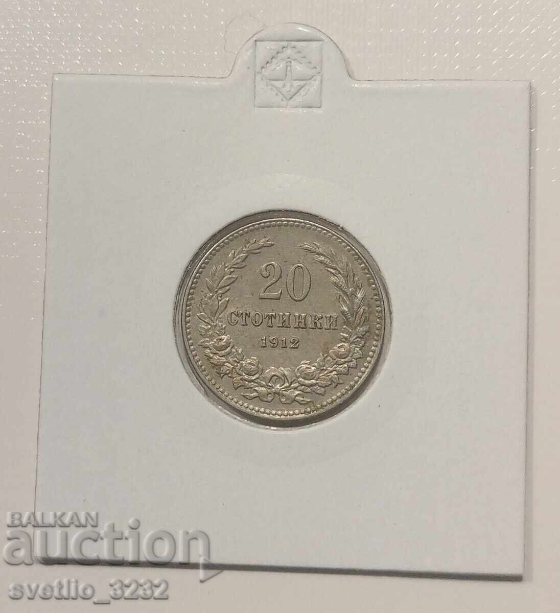 20 de cenți 1912