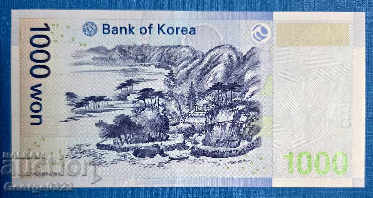 Coreea de Sud 2007 1000 won UNC Nouă cu preț € 3.00 | 5.87 BGN
