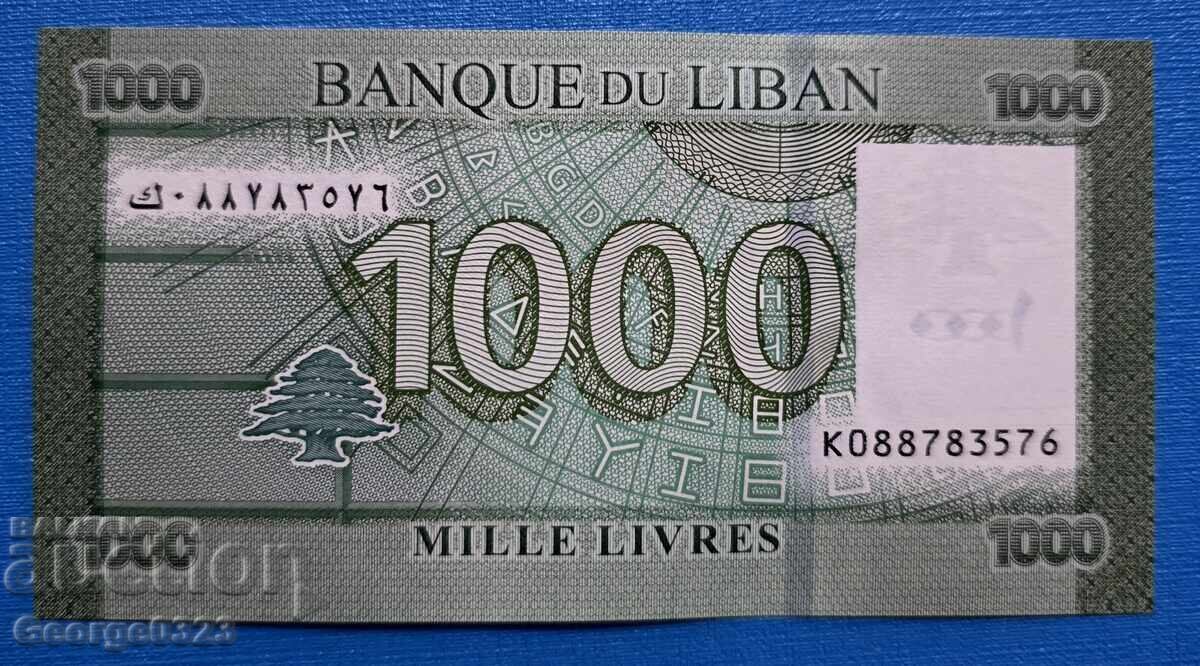 Ливан 2016 1000 ливри UNC Нови с цена € 1.00 | 1.96 лв.