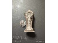 Αρχαίο κεραμικό ειδώλιο και νόμισμα ΑΝΤΙΓΡΑΦΟ