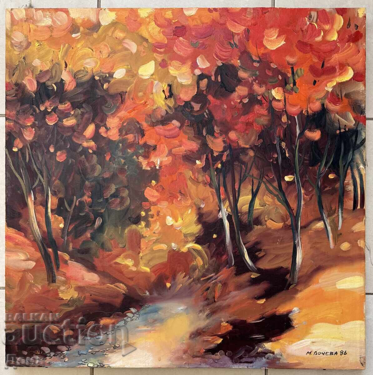 Maya Docheva painting 1986