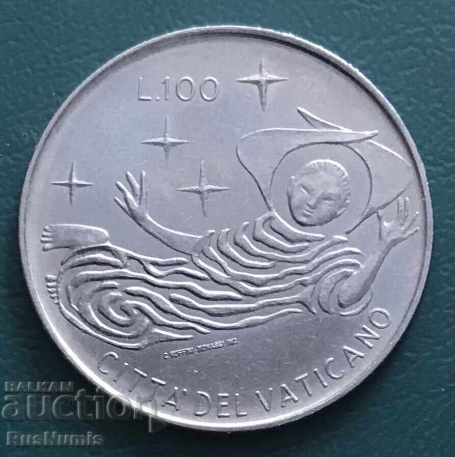 Ватикана. 100 лири 1969 г. UNC.