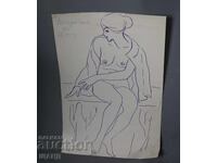 Stara Maystorska risunka erotika golo tyalo podpisana