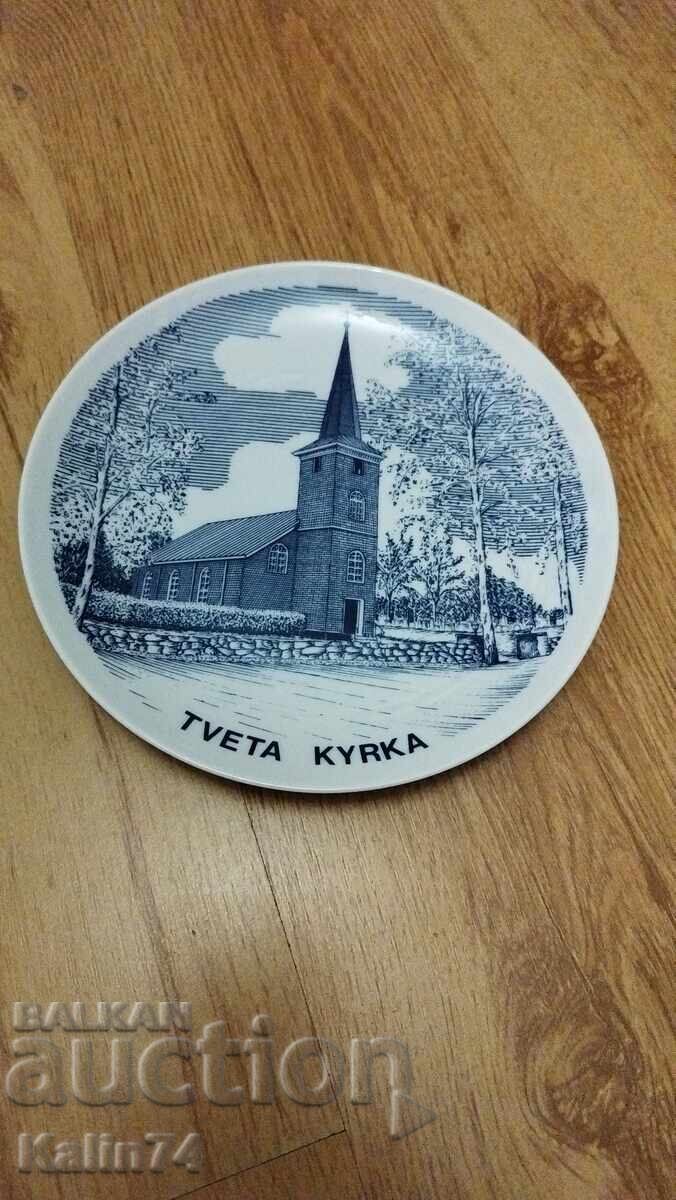Διακοσμητικό πιάτο από τη Σουηδία Διακοσμητικό πιάτο από τη Σουηδία