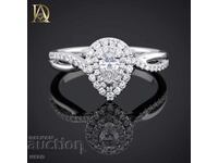 New Gold Ring with 0.52ct Natural Diamonds