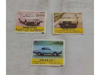 VOLVO Pictures Chewing Gum Lot of 3 Pieces