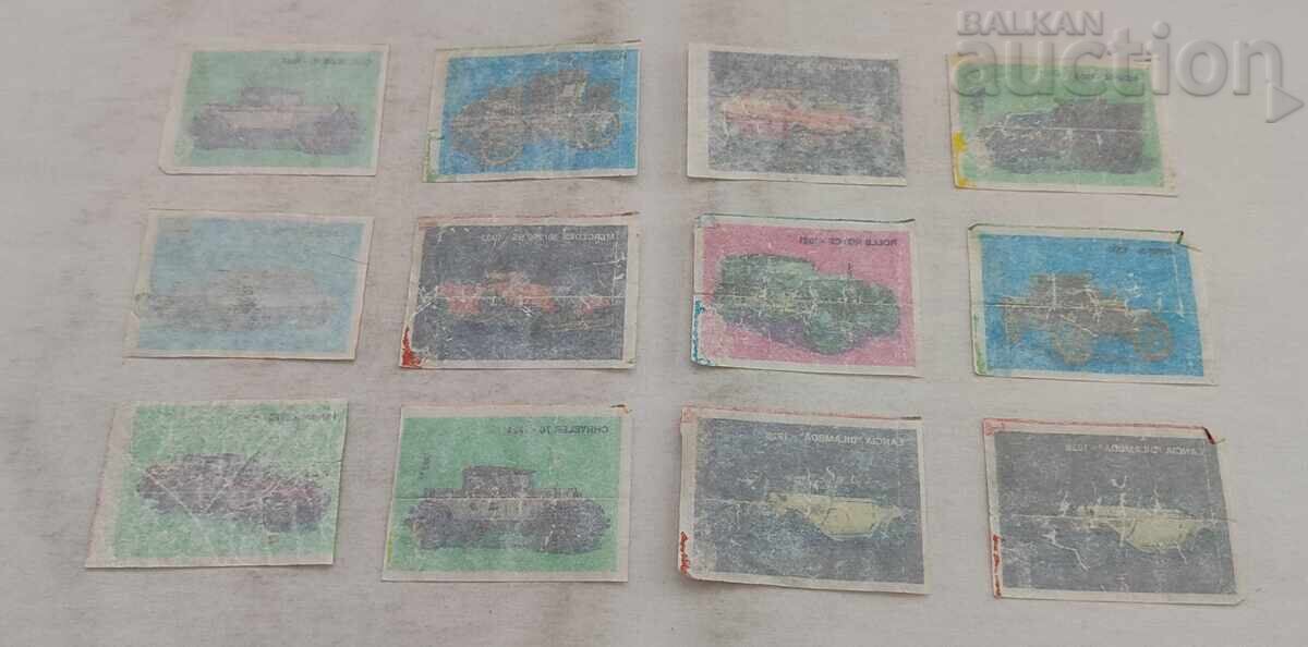 MAȘINI RETRO IMAGINI GUME LOT 12 BUCĂȚI cu preț € 10.00 | 19.56 BGN