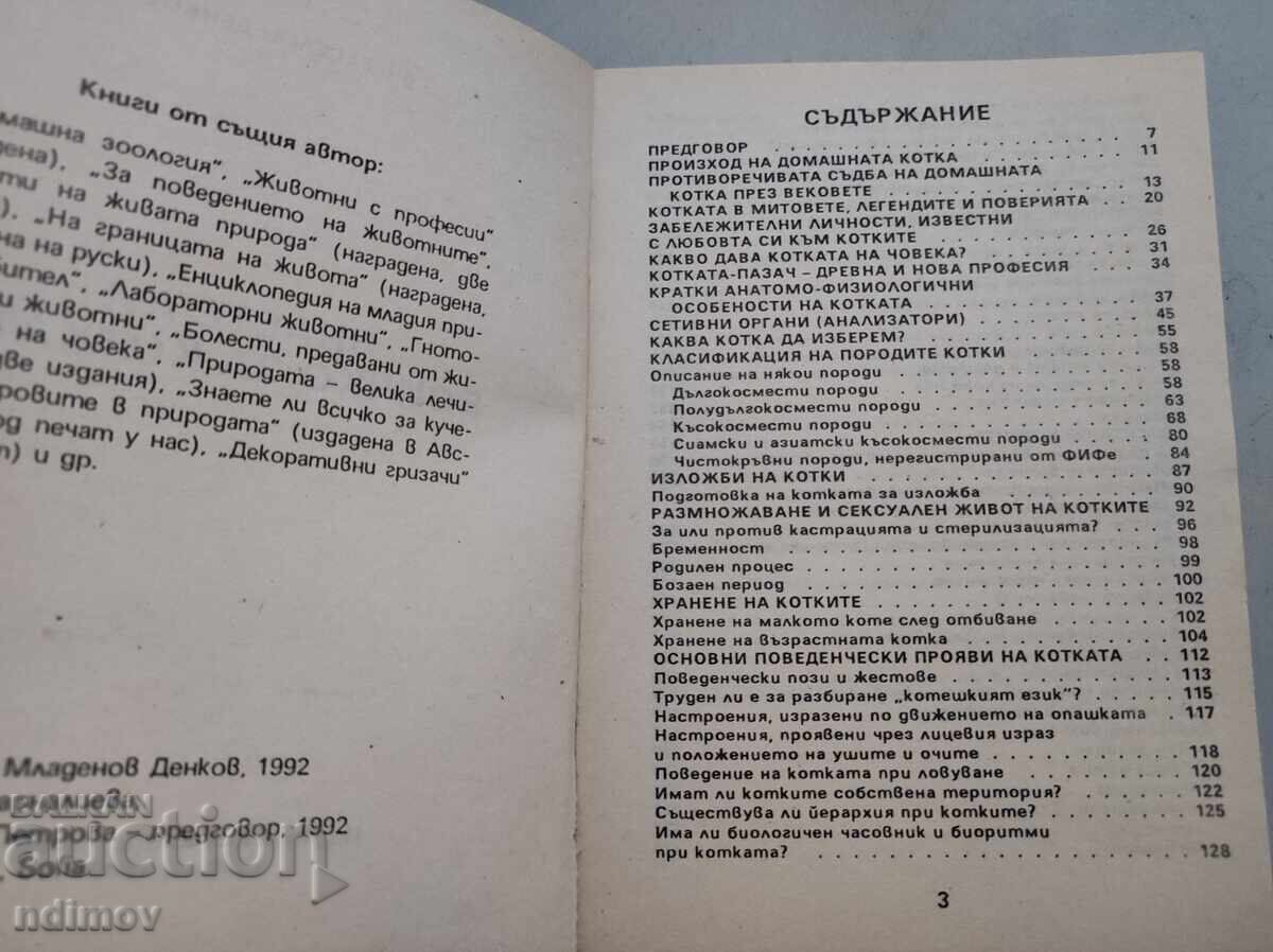 Auction  Do you know everything about the cat?