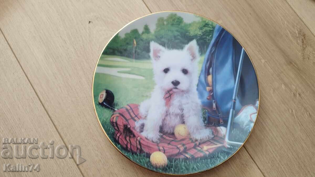 Колекционерска порцеланова чиния за стена. Колекционерска порцеланова чиния за стена.