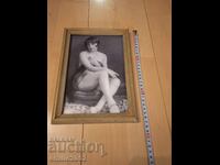 Retro erotic painting