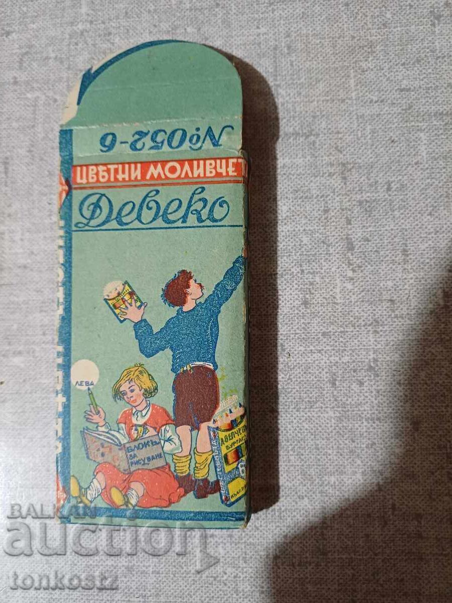 ДЕВЕКО  цветни моливи  1940 г. с цена € 12.00 | 23.47 лв.