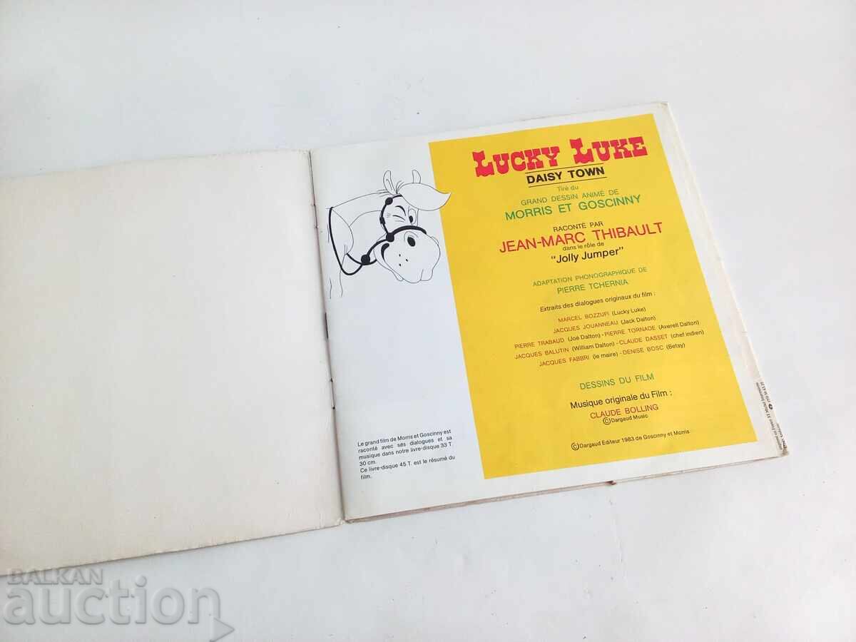 Licitație Lucky Luke Daisy town cu 45 T Le petit menestrel Morris 19