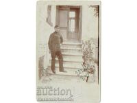 1913 Old Photo of a High School Student in Front of His House €960