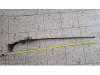 Cannon, flintlock, musket, rifle