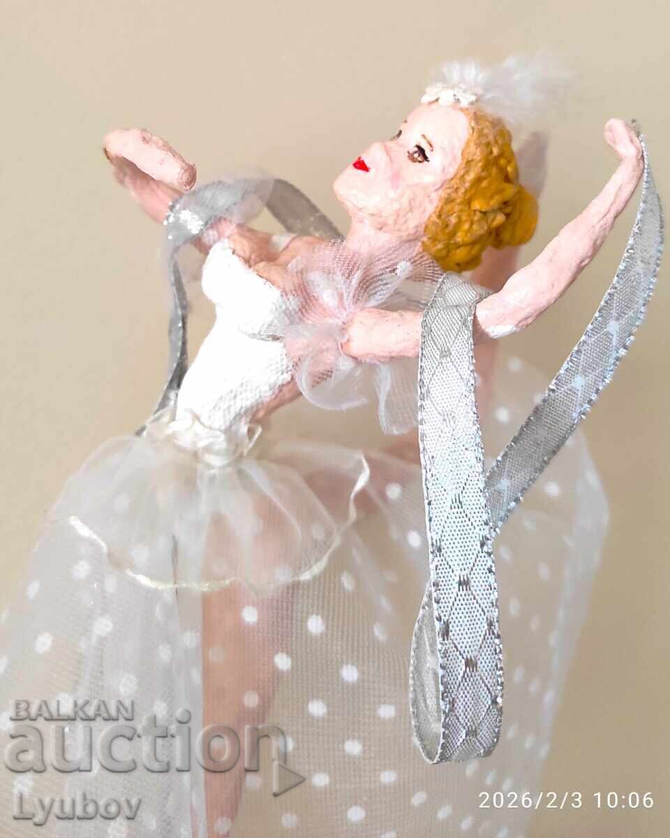 Paper mache ballerina doll with price € 60.00 | 117.35 BGN Paper mache ballerina doll with price € 60.00 | 117.35 BGN