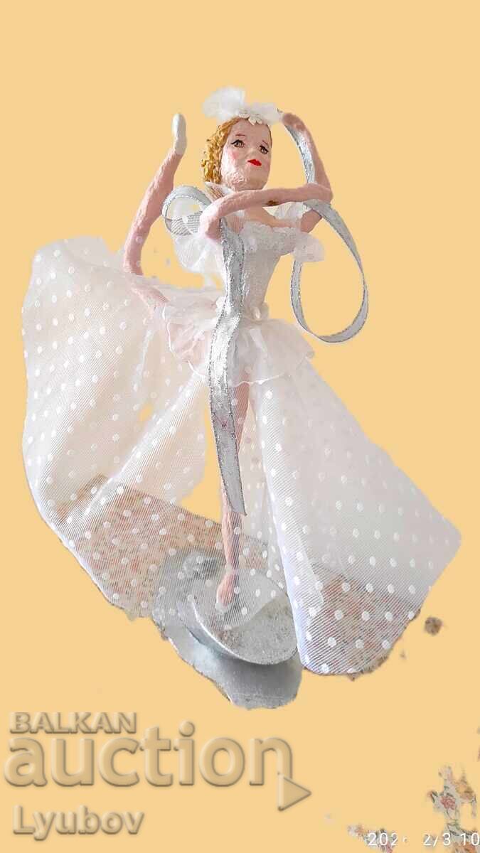 Paper mache ballerina doll - 5 Paper mache ballerina doll - 5