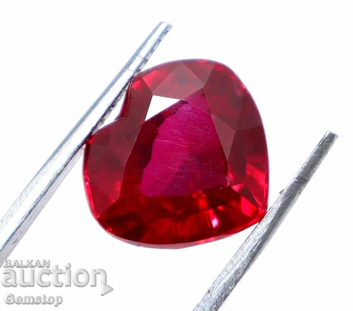 Delivery of BZC! 45 ct topaz heart from 1st