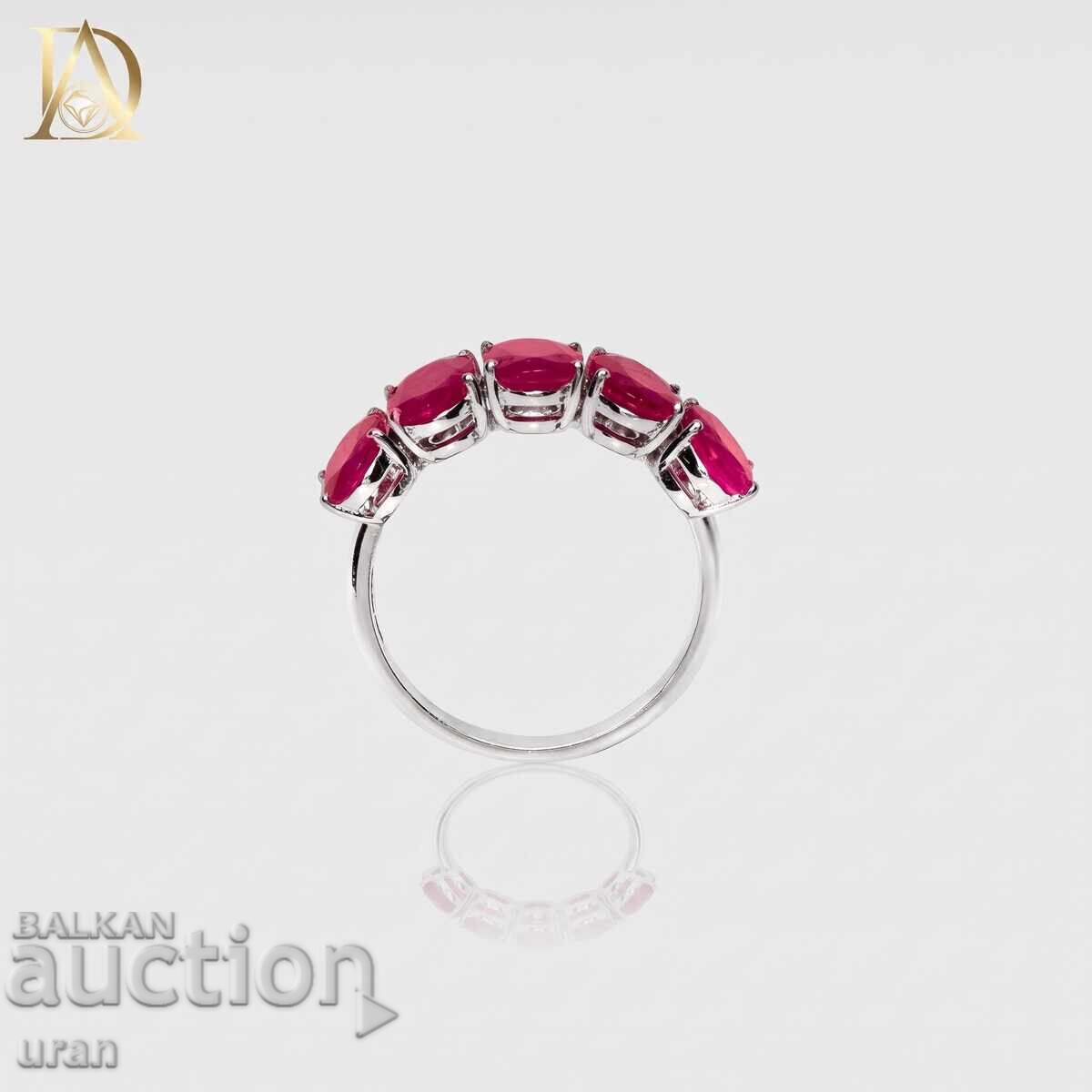 New Gold Ring with 4.38ct Natural Rubies with price € 2500.00 | 4889.59 BGN