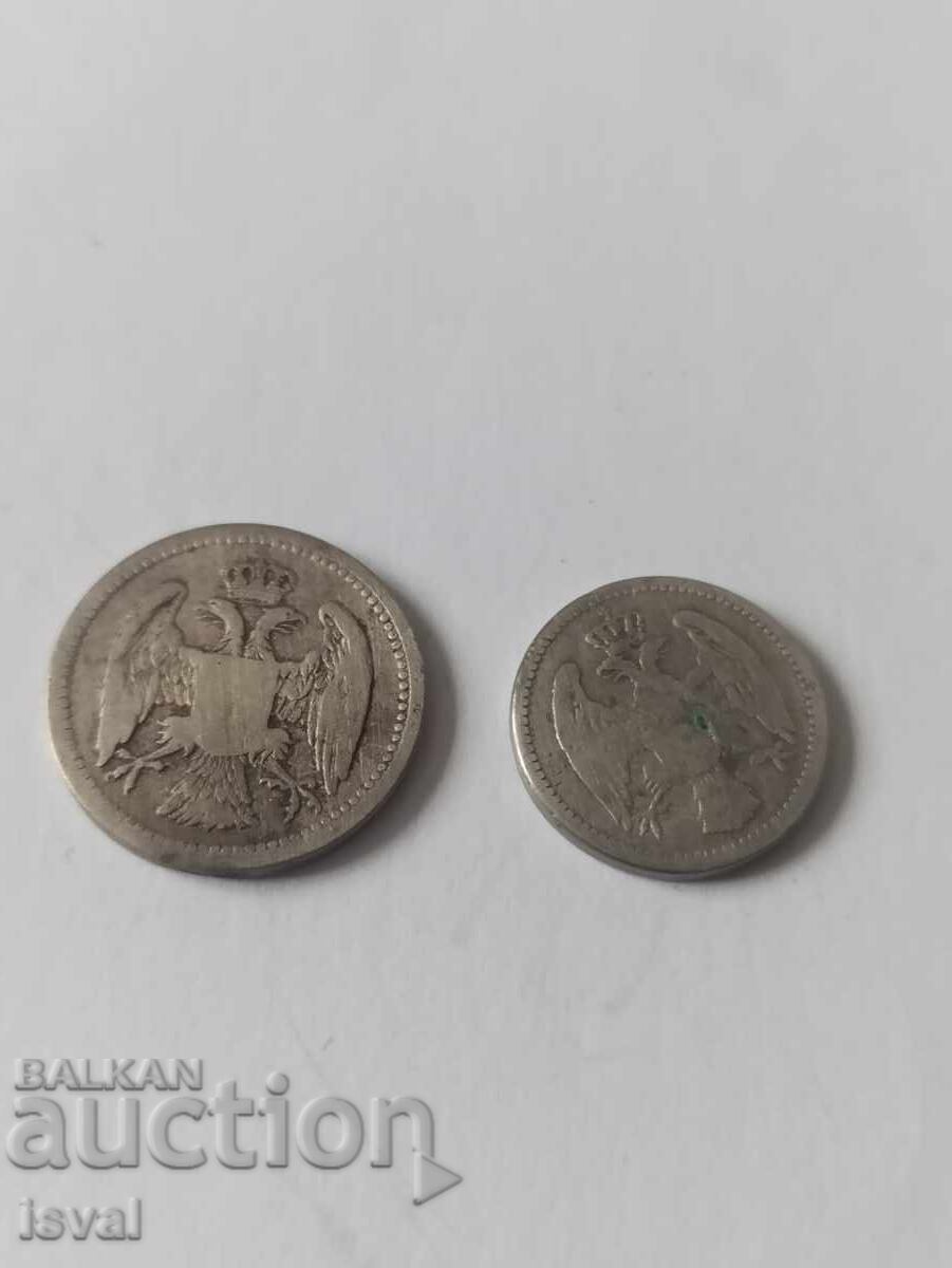 Livrarea 5 i 10 para - Serbia - 1883 - Lot