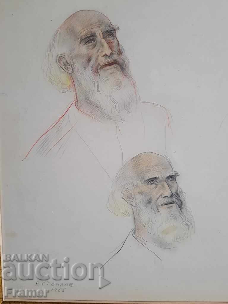 Vasil Stoilov 1904 - 1990 Maestrul 1965, operă unică cu preț € 1400.00 | 2738.17 BGN