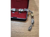 Ασημένιο βραχιόλι ασήμι 925 niello Ταϊλάνδης niello