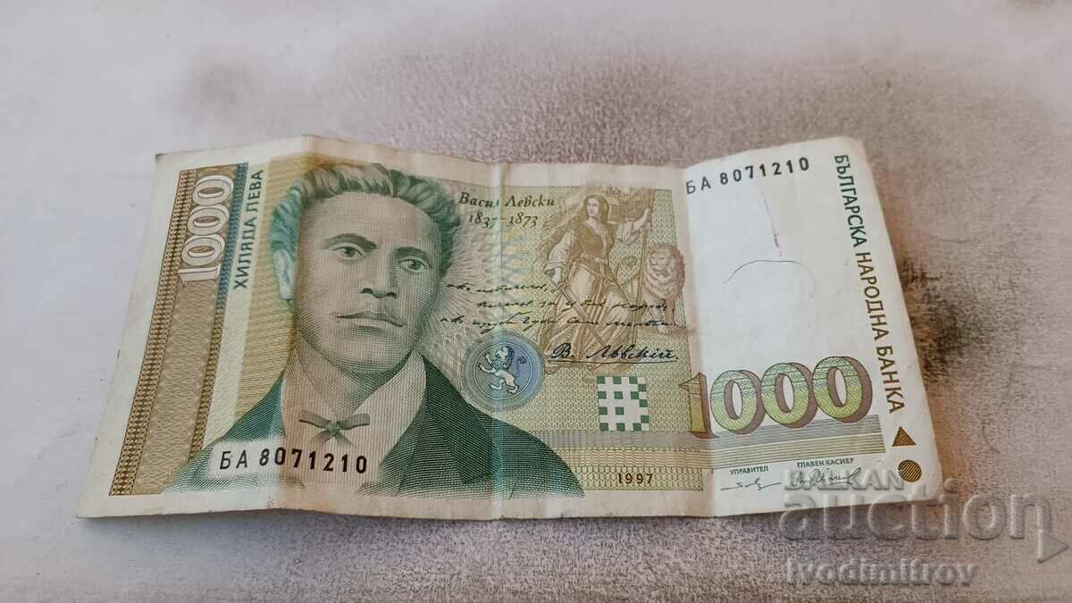 1000 лева 1997