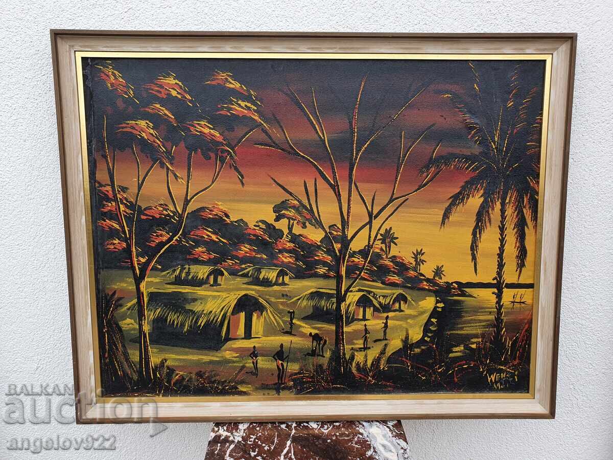 Голяма Авторска картина с маслени бои върху платно!!!