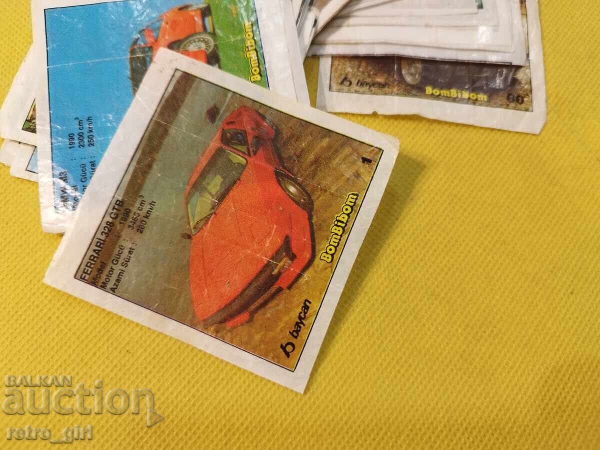 Παλιά καρτελάκια από τσίχλες "Bombibom" με τιμή € 19.90 | 38.92 BGN Παλιά καρτελάκια από τσίχλες "Bombibom" με τιμή € 19.90 | 38.92 BGN