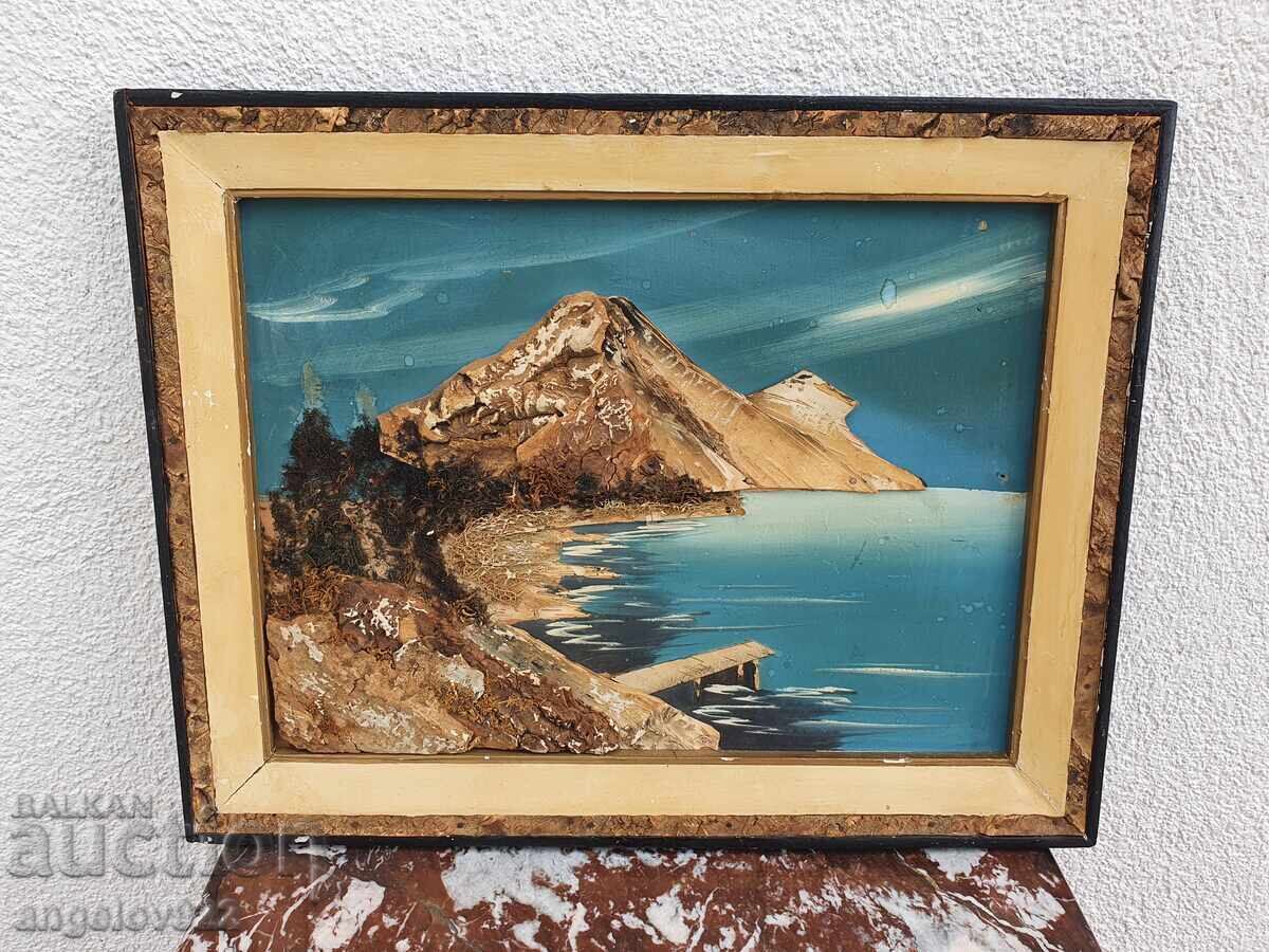 Tablou frumos decupaj pe placaj!!!