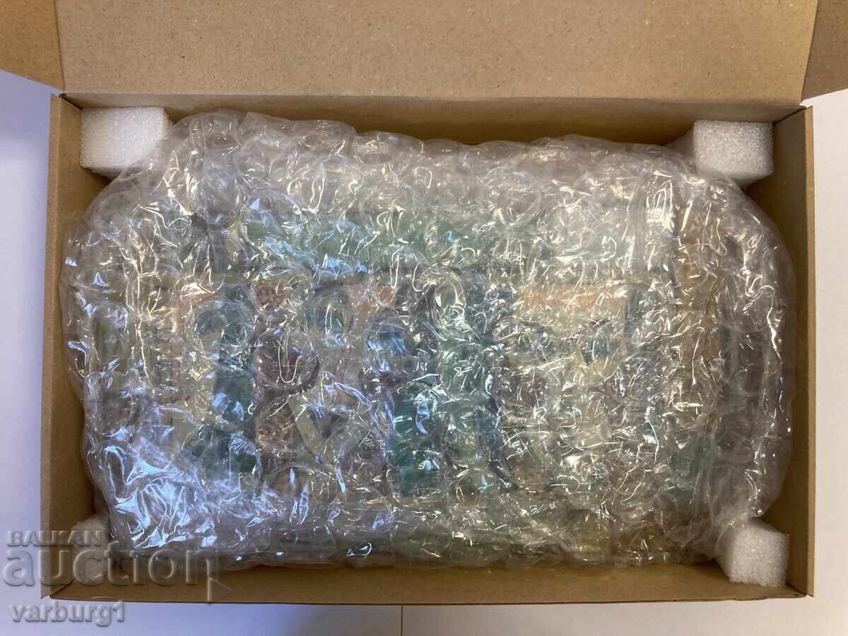 Картина върху стъкло с витражна рамка. - 5