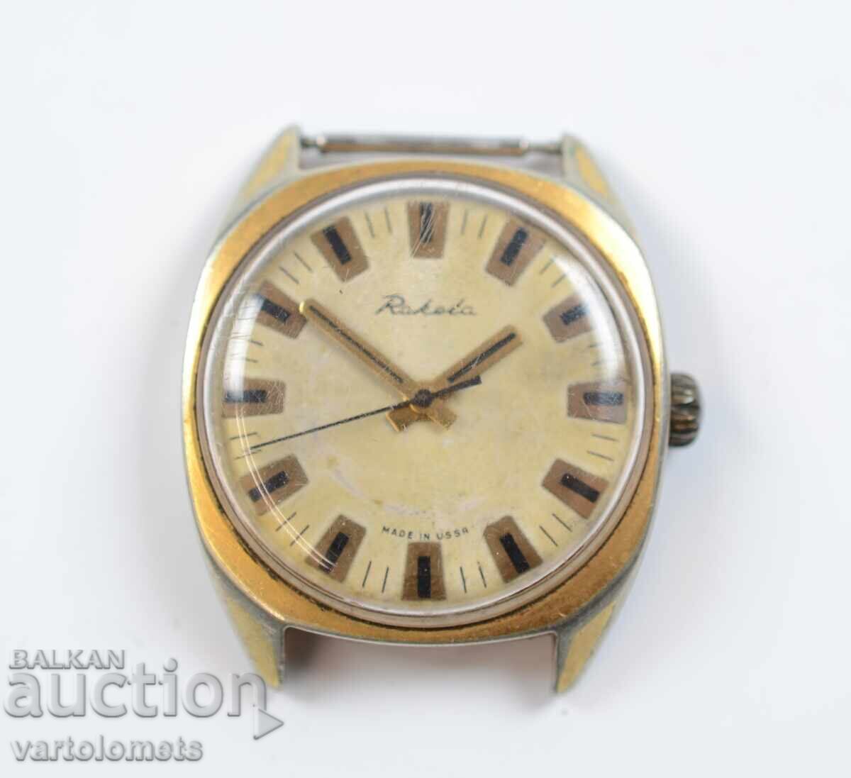 Ceas barbatesc RAKETA URSS placat cu aur 10 Mk - nu functioneaza
