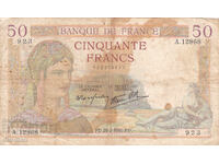 dioman - FRANȚA - 50 FRANCI - 1940g