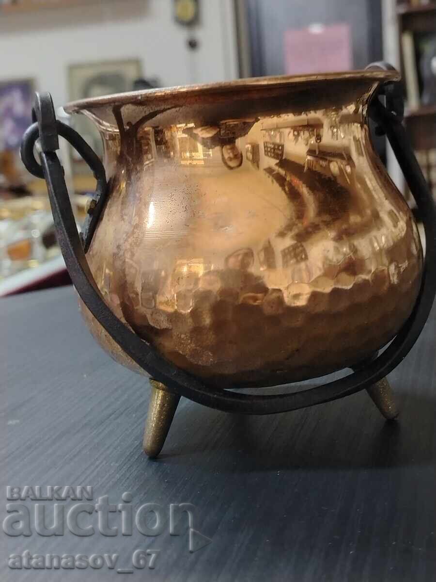 Copper cauldron