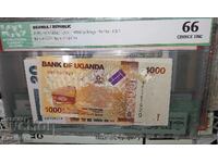 Επικυρωμένο τραπεζογραμμάτιο Ουγκάντα 1000 Σελίνια 2010