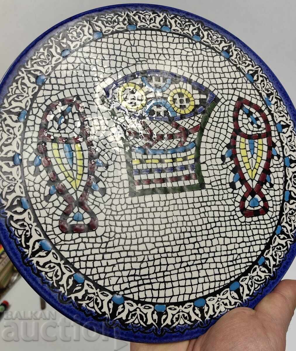 ПОРЦЕЛАНОВА ЧИНИЯ ЗА СТЕНА С РИБИ РИБА ЗДРАВА с цена € 15.00 | 29.34 лв.