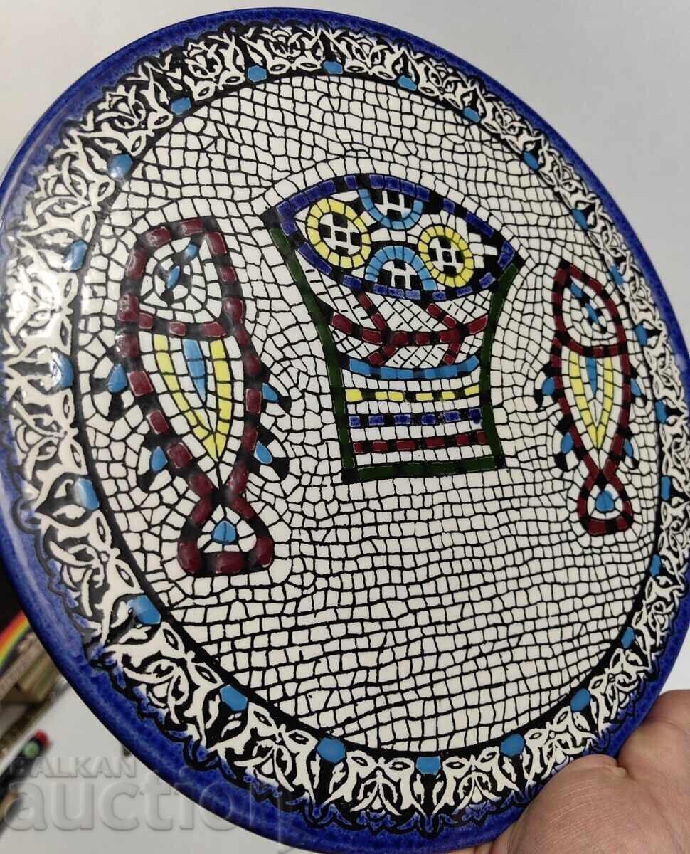 Аукцион ПОРЦЕЛАНОВА ЧИНИЯ ЗА СТЕНА С РИБИ РИБА ЗДРАВА