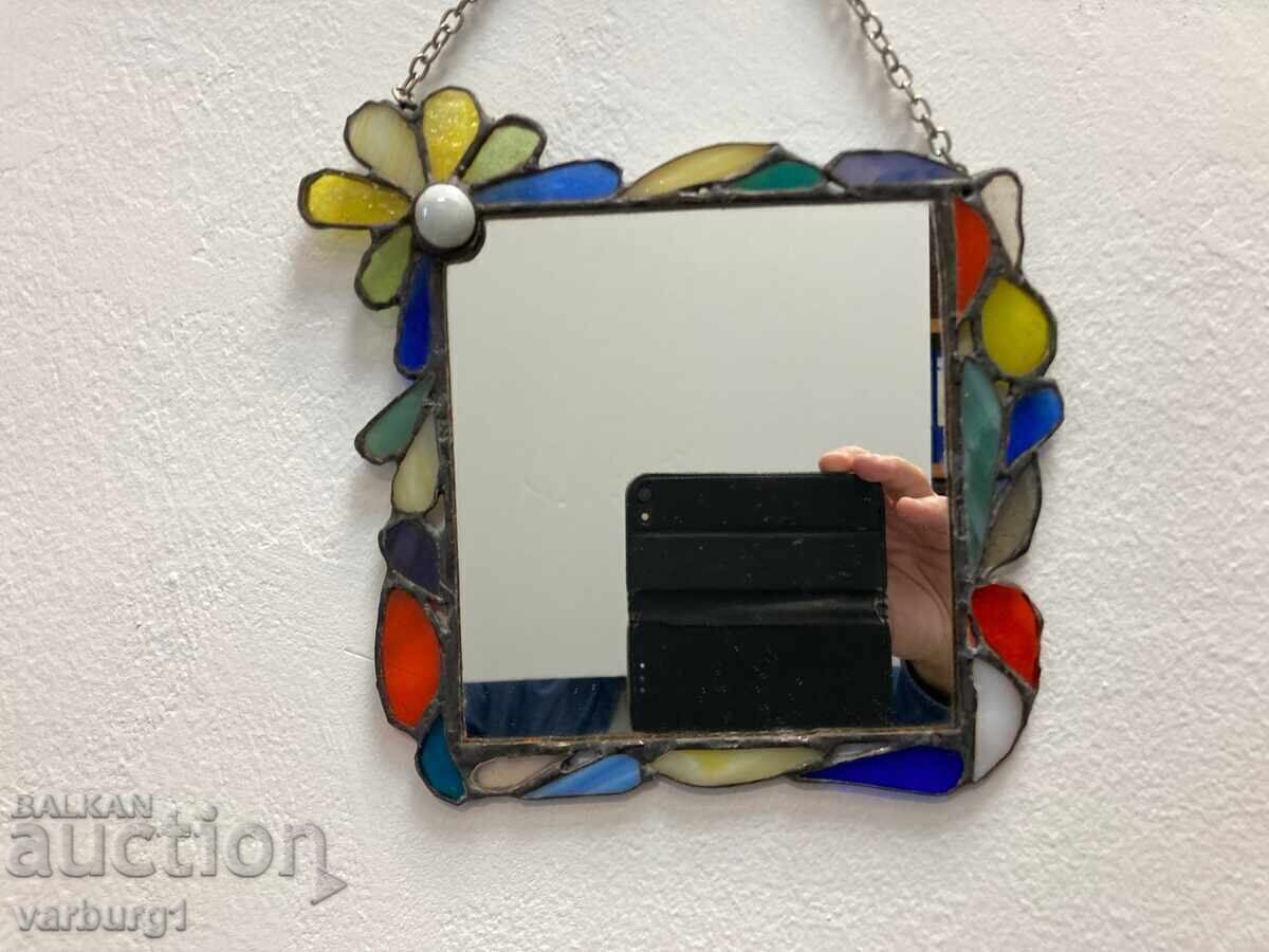 Licitație Oglindă cu ramă vitraliu