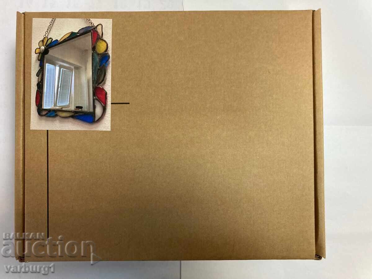 Καθρέφτης με βιτρώ πλαίσιο - 6 Καθρέφτης με βιτρώ πλαίσιο - 6