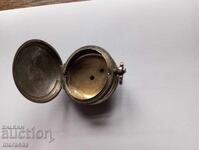 Silver pocket watch cover