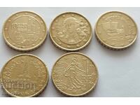 Συλλογή 5 τεμ. 0.10 ¢ νομίσματα Ε.Ε