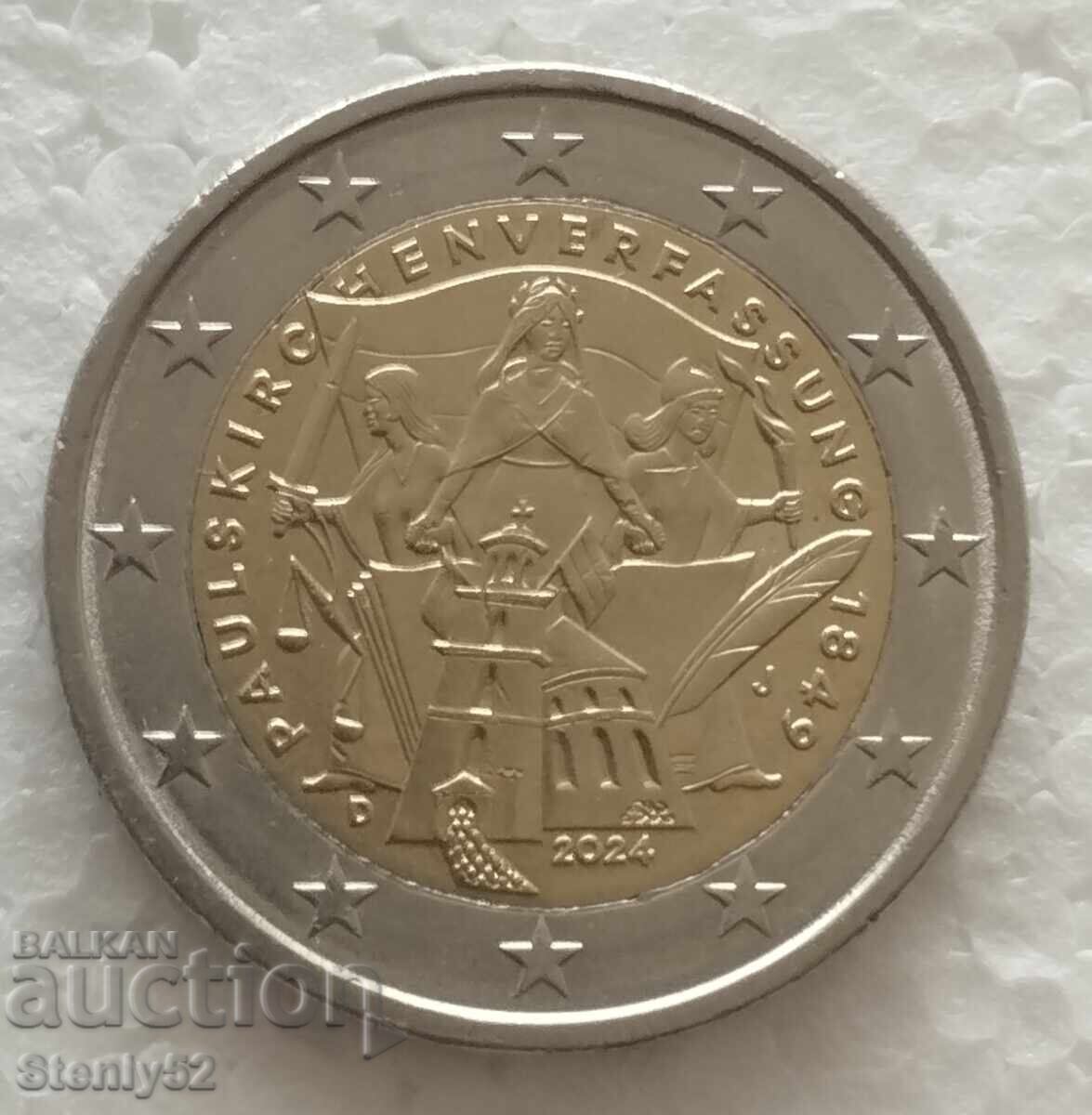 Доставка на Колекция 4 бр монети от 2 евро Германия Доставка на Колекция 4 бр монети от 2 евро Германия