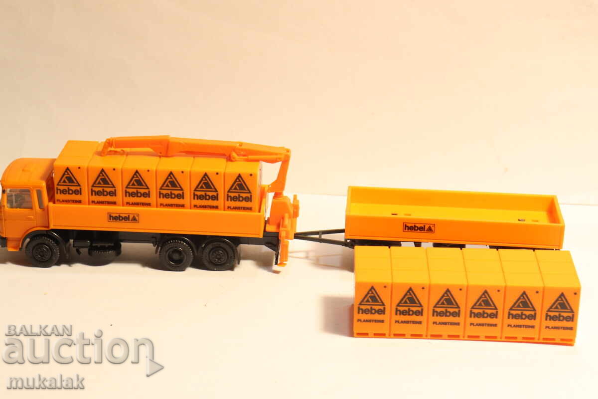 Аукцион HERPA  H0 1/87  MAN  АВТОКРАН ТИР   КАМИОН МОДЕЛ
