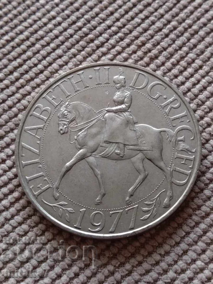 1 coroană 1977, Regatul Unit cu preț € 5.00 | 9.78 BGN 1 coroană 1977, Regatul Unit cu preț € 5.00 | 9.78 BGN