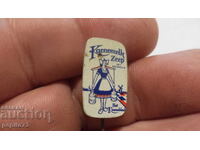 Reclamă insignă, Kacnemelk Zeep, săpunuri